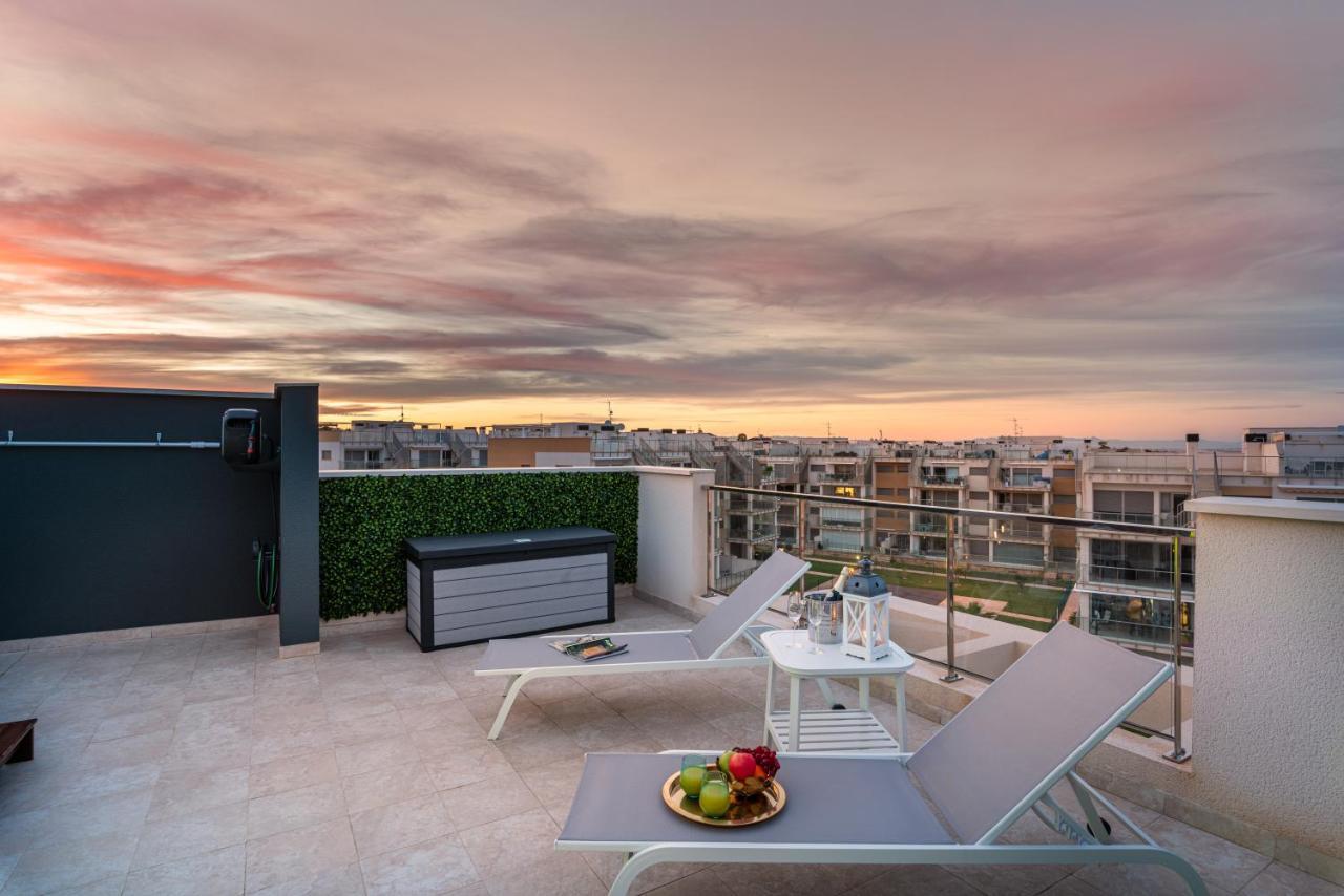 Dehesa de Campoamor La Zenia Cocoon - Luxury Penthouse With Jacuzzi, 2 Pools, Indoor Heated Pool, Sauna, Gym, Playstation公寓 外观 照片